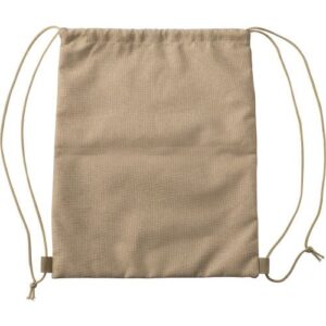 RPET polyester (600D) drawstring bag Ansel 1015144