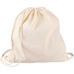Oeko-Tex cotton (150 gsm) drawstring backpack Georgia 1161744