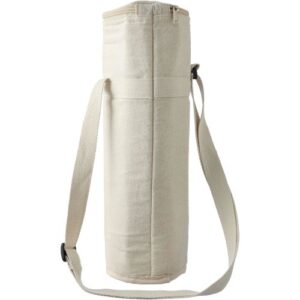 Recycled cotton (270 gsm) bottle cooler bag Eugene 1172251