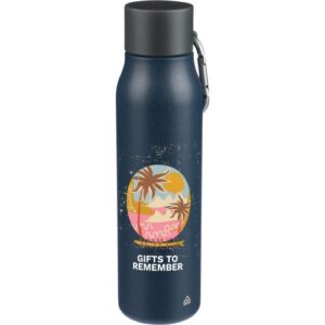 Recycled stainless steel drinking bottle (600 ml) Cassian 1202790
