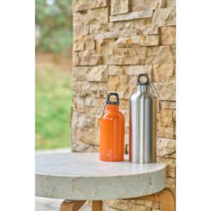 Recycled stainless steel single walled bottle (400 ml) Sable 1204264