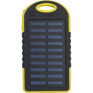 Rubberized ABS solar power bank Arin 1262005