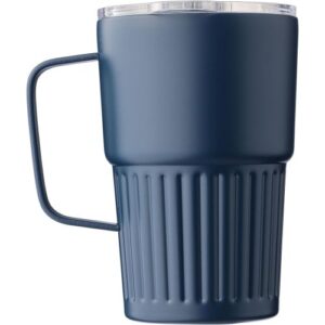 Recycled stainless steel double-walled travel mug (450 ml) Calo 1267377