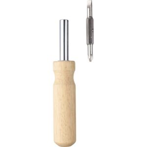 Rubberwood screwdriver set Leni 1267785