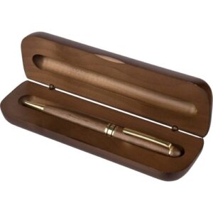 Walnut wooden twist ballpen Noa 1349353