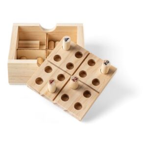 Pine wooden mini Sudoku set Kenza 1349357