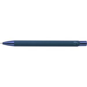 Recycled aluminium rubberized ballpen Anisa 1349495
