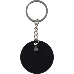 Recycled stainless steel soccer ball keychain Ciro 1349497