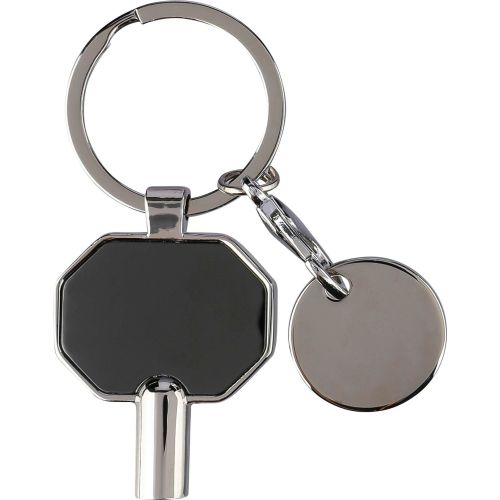 Recycled zinc alloy radiator bleed keychain Mara