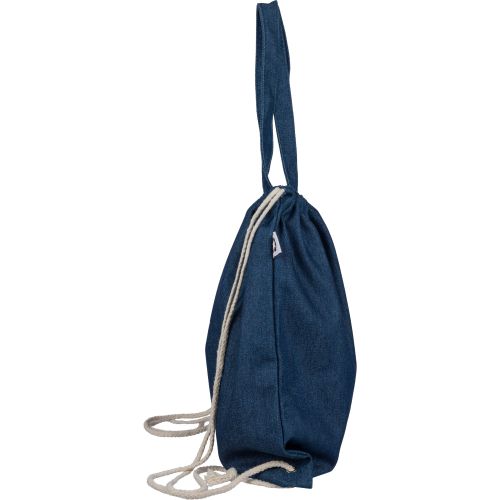 Recycled denim drawstring bag Dex