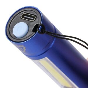 Recycled aluminium COB flashlight Sami 1350405