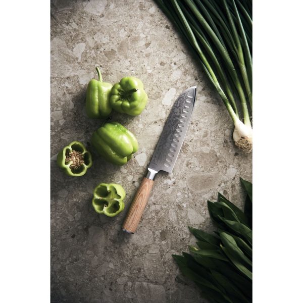 VINGA Hattasan Damascus Santoku knife 16550