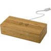 Bamboo wireless charger and clock Rosie 431964