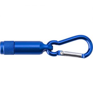 Aluminium mini torch with carabiner Tracy 432009