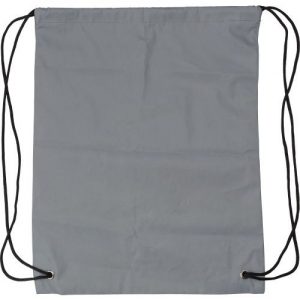 Synthetic fibre (190D) reflective drawstring backpack Melila 432545