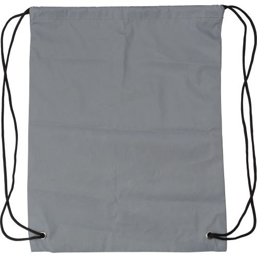 Synthetic fibre (190D) reflective drawstring backpack 432545