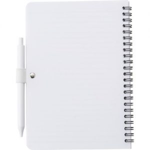 Antibacterial notebook with pen Mika 483099