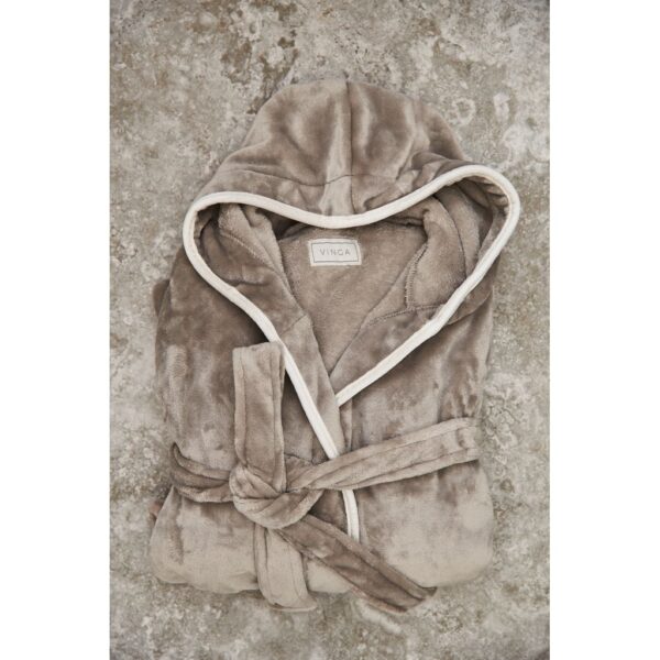 VINGA Louis luxury plush RPET robe size L-XL 496035