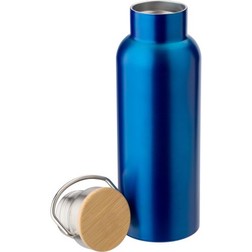 Stainless steel double-walled drinking bottle 668130