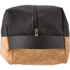 Polyester and cork toilet bag Lynn 676271