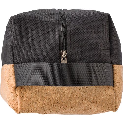 Polyester and cork toilet bag 676271