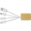 Bamboo charging cable Brandan 710986