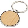 Bamboo and metal key chain Tillie 748578