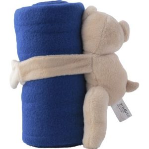 Plush toy bear with fleece blanket Owen 840742