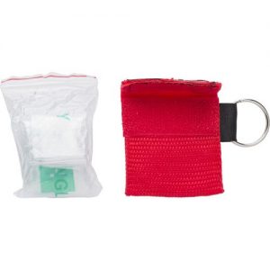 Polyester pouch with CPR mask Edward 8840