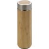 Bamboo and stainless steel double walled bottle Yara 8858