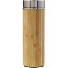 Bamboo and stainless steel double walled bottle Yara 8858