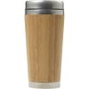 Bamboo and stainless steel travel cup Sabine 8947