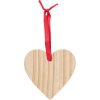 Wooden Christmas ornament Heart Einar 9050