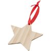 Wooden Christmas ornament Star 9051