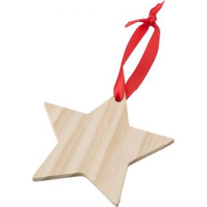 Wooden Christmas ornament Star Caspian 9051