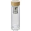 Bamboo and glass double walled bottle Vicente 9135