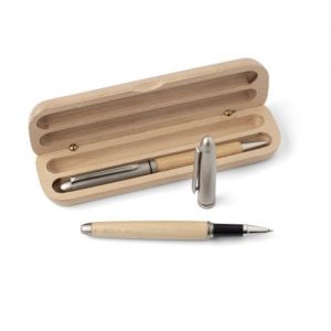 Beechwood writing set Oliviero 9156