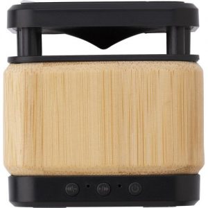 Bamboo and ABS wireless speaker and charger Nova 9319
