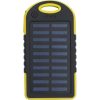 Rubberized ABS solar power bank 9333
