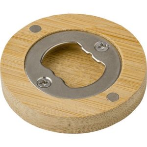 Bamboo magnet with bottle opener Ace 966195