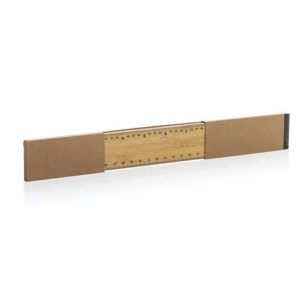 Timberson extra thick 30cm double sided bamboo ruler P165.509