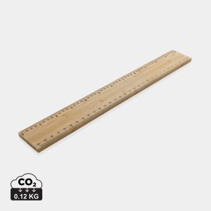 Timberson extra thick 30cm double sided bamboo ruler P165.509