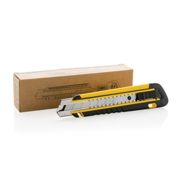 Refillable RCS rplastic heavy duty snap-off knife soft grip P215.176