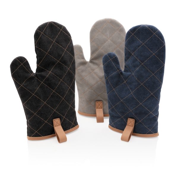 Deluxe canvas oven mitt P262.831