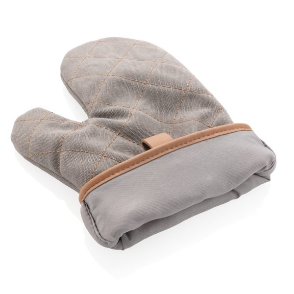 Deluxe canvas oven mitt P262.832