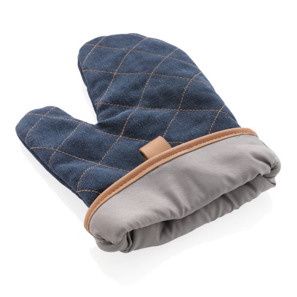 Deluxe canvas oven mitt P262.835