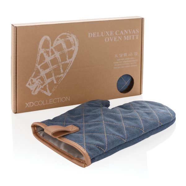 Deluxe canvas oven mitt P262.835