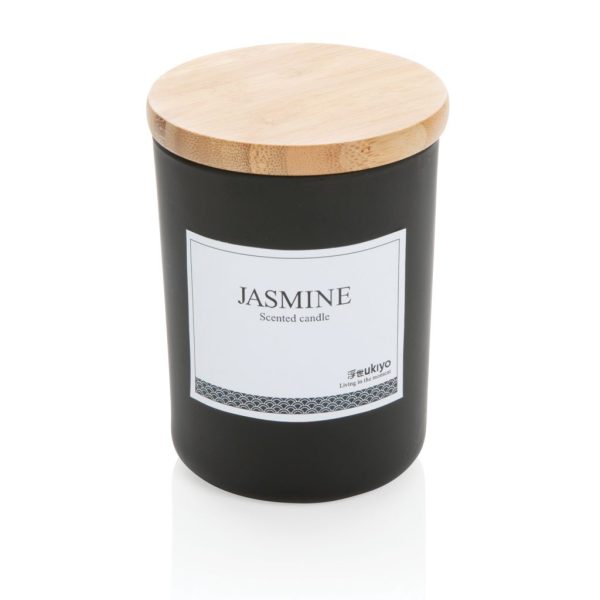 Ukiyo deluxe scented candle with bamboo lid P262.941