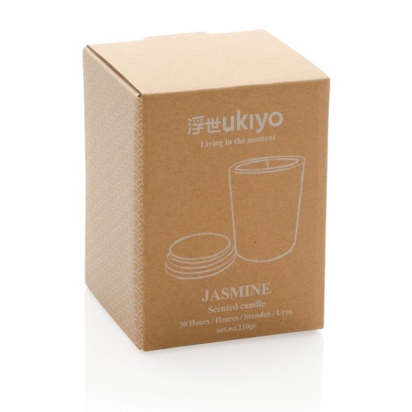 Ukiyo deluxe scented candle with bamboo lid P262.941