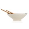 Ukiyo salad bowl with bamboo salad server P263.091